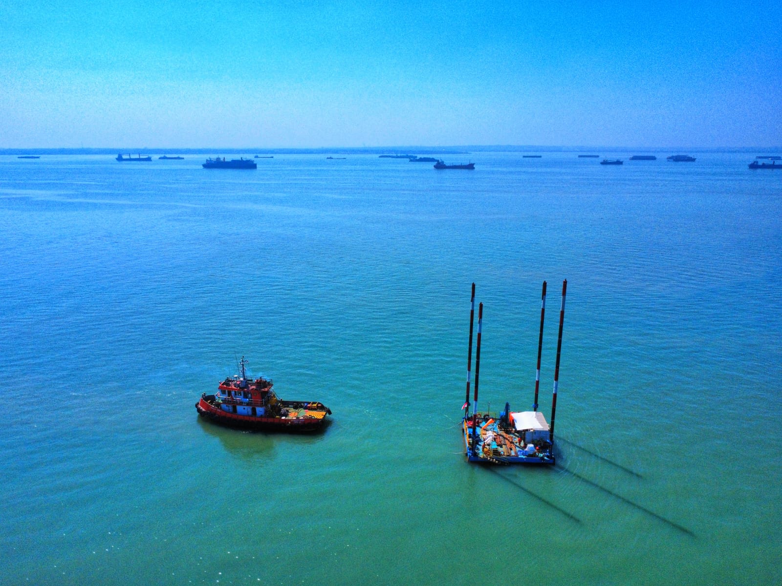 Heba nearshore geotechnical platform operation